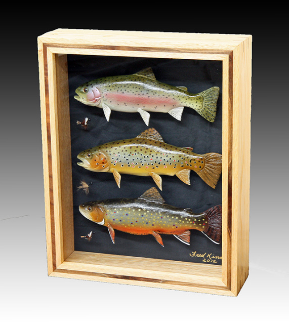 Three Trout Shadowbox